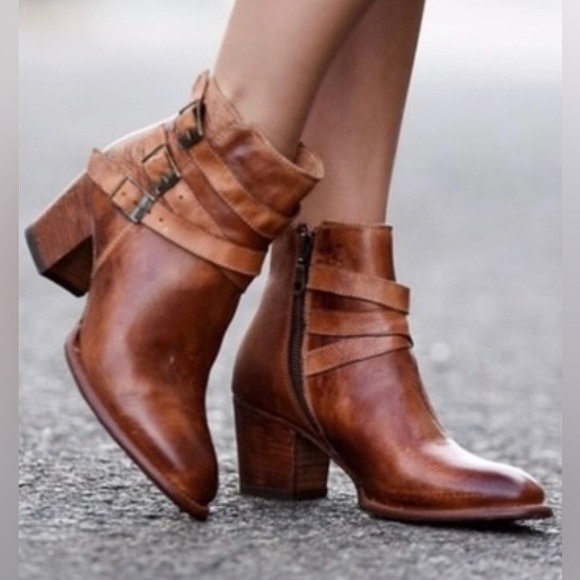 BED|STU Shoes - BedStu Begin Heeled Ankle Boots, Size 9.5